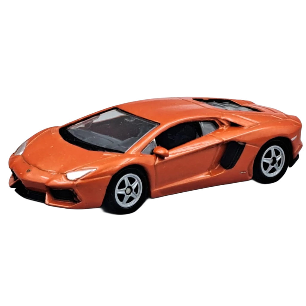 Welly: Lamborghini Aventador orange Metall-Spielzeugauto Modell 1:64 kép 2
