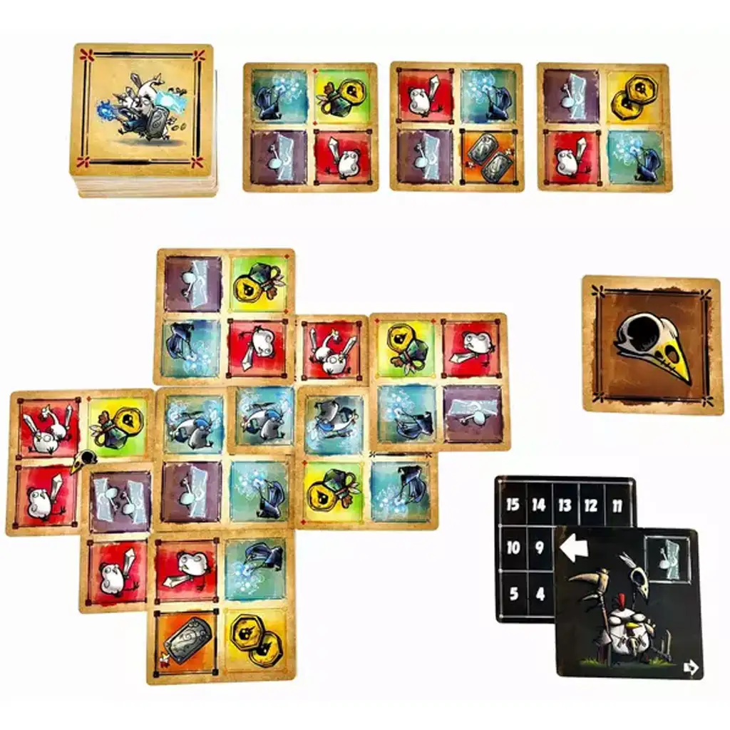 Kampfhühner-Brettspiel kép 3