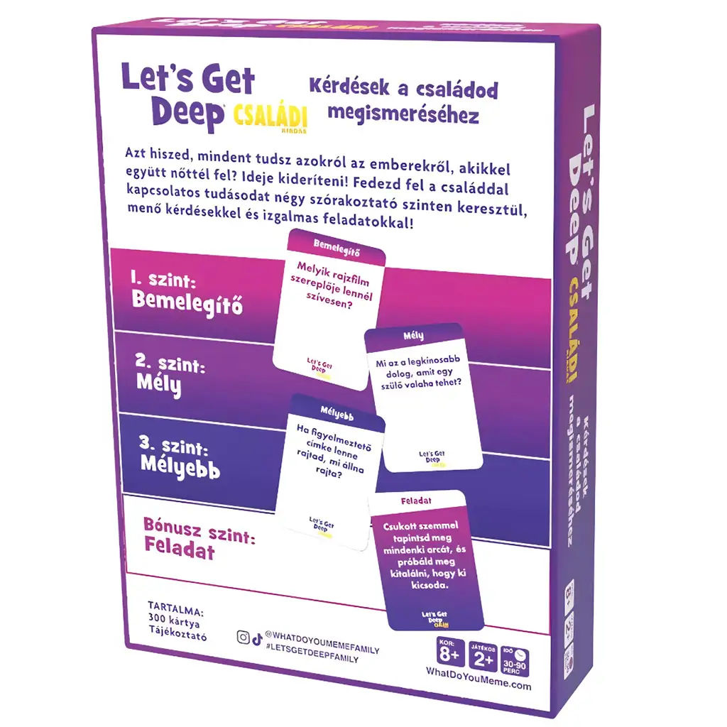 Lets Get Deep Gesellschaftsspiel - Familienausgabe kép 2