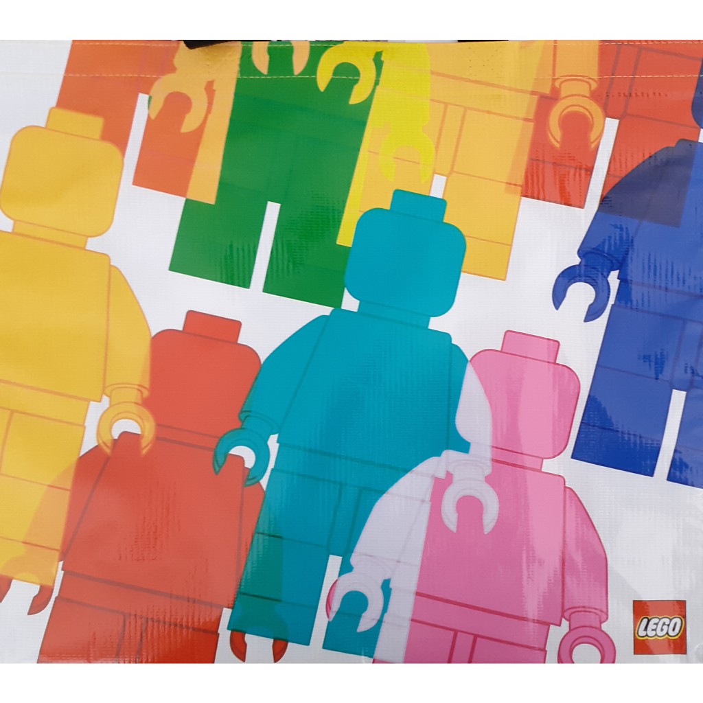 Einkaufstasche mit LEGO® Minifiguren-Muster