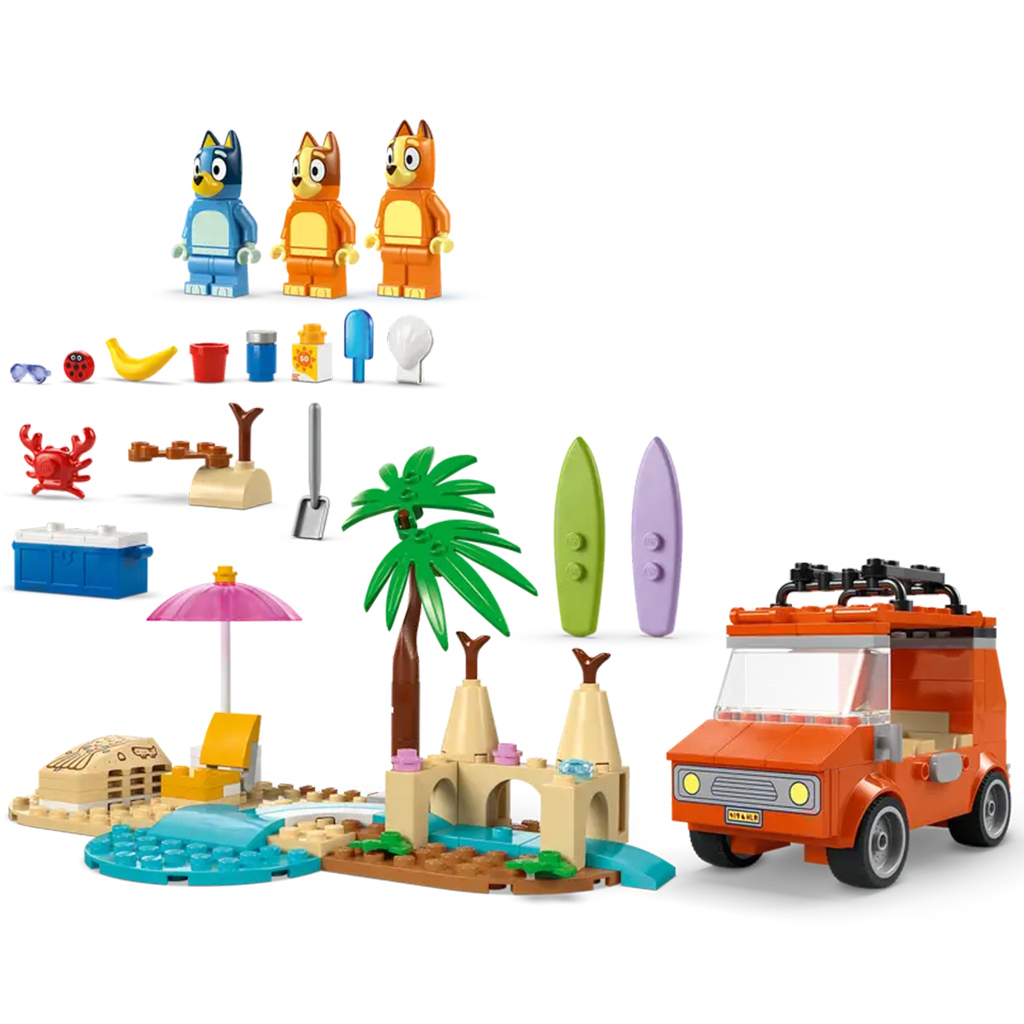 LEGO® Bluey™: Bluey und ihre Familie machen einen Ausflug zum Strand (11202L) kép 4