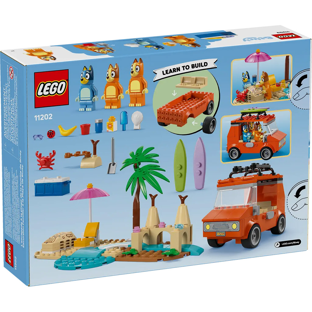 LEGO® Bluey™: Bluey und ihre Familie machen einen Ausflug zum Strand (11202L) kép 8