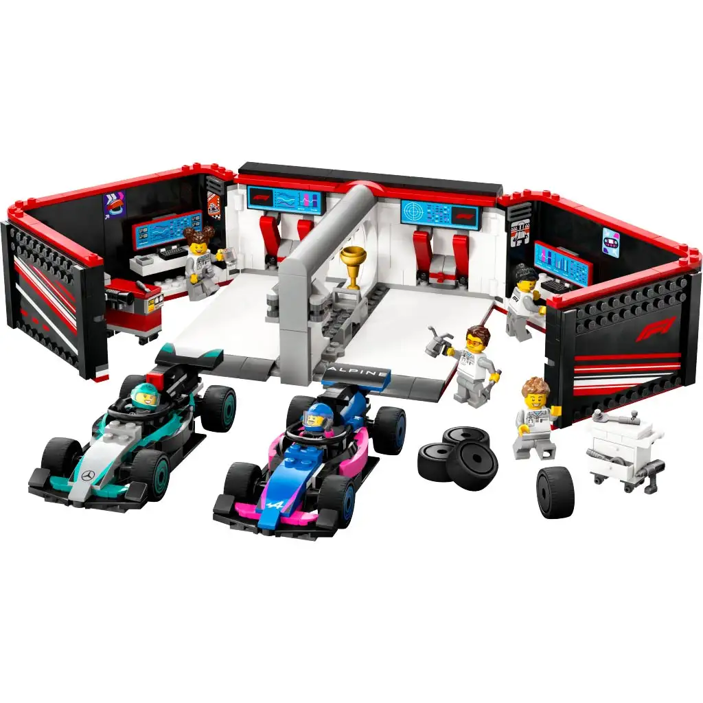 LEGO® City: F1®-Garage, Mercedes-AMG und Alpine Autos (60444) kép 2
