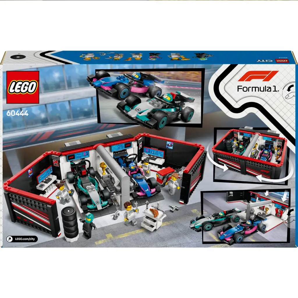 LEGO® City: F1®-Garage, Mercedes-AMG und Alpine Autos (60444) kép 5