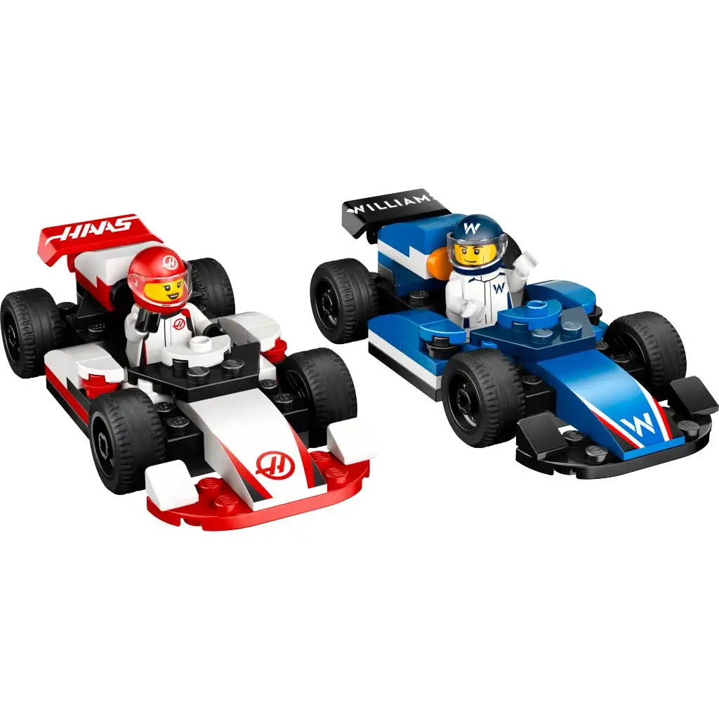 LEGO® City: Williams Racing F1®- und Haas F1®-Rennwagen (60464) kép 2