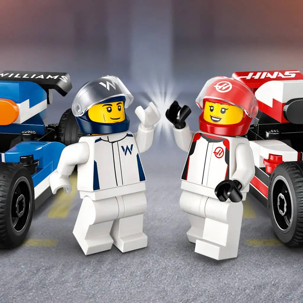 LEGO® City: Williams Racing F1®- und Haas F1®-Rennwagen (60464) kép 4