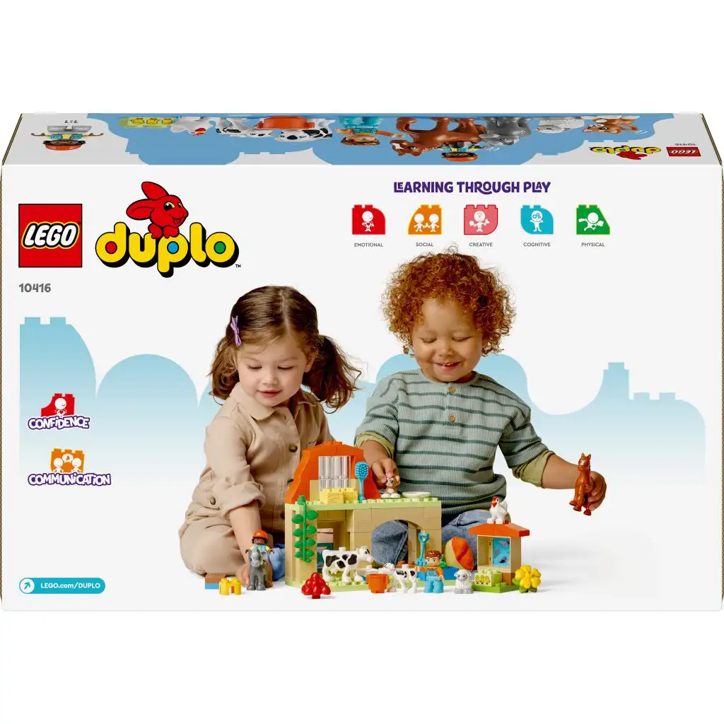 LEGO® DUPLO®: Tiere pflegen auf dem Bauernhof (10416) kép 2