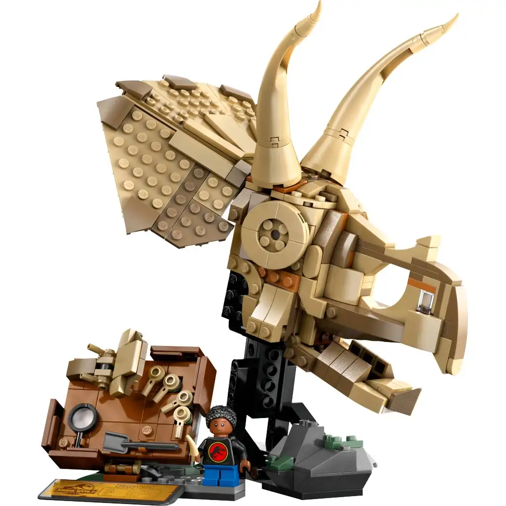 LEGO® Jurassic World: Fossilien - Triceratops-Schädel (76959) kép 2