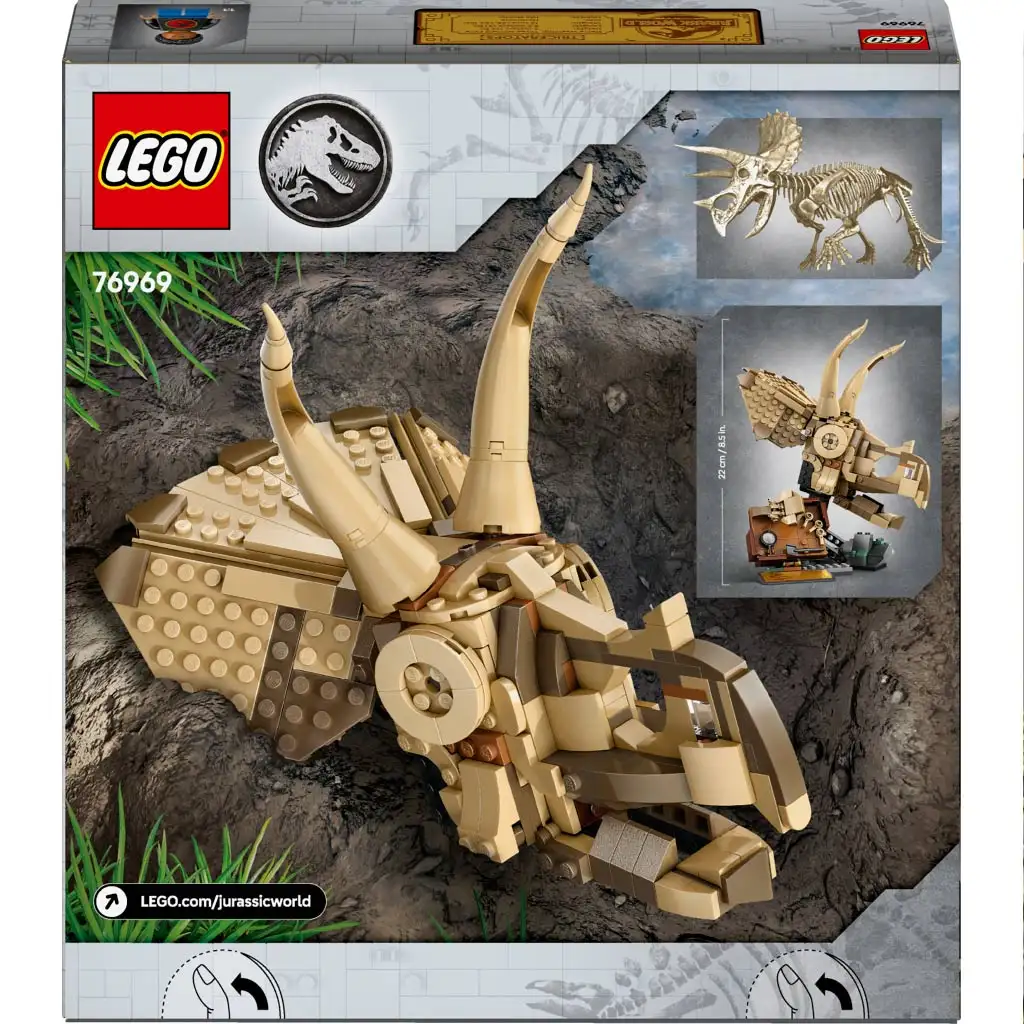 LEGO® Jurassic World: Fossilien - Triceratops-Schädel (76959) kép 5