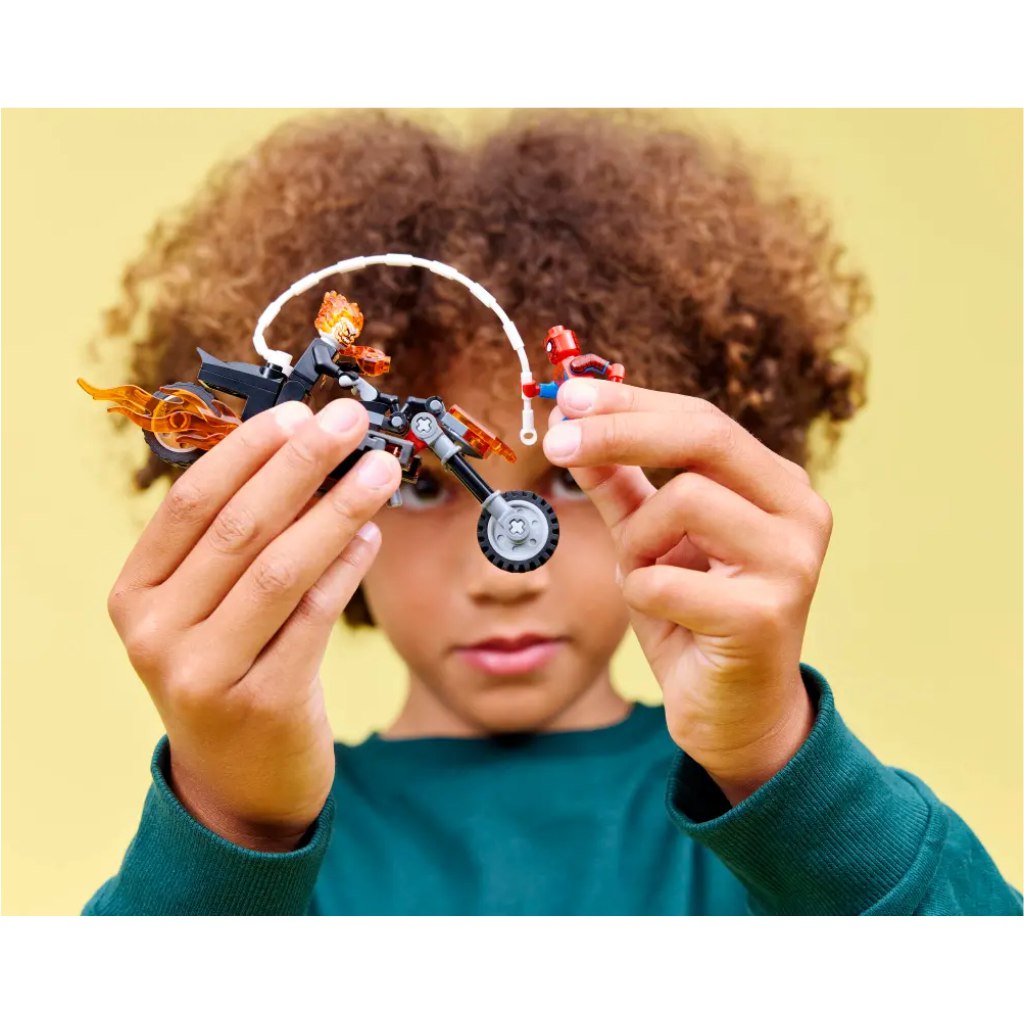 LEGO® Marvel: Spider-Man gegen den Ghost Rider auf dem Motorrad (76335) kép 4