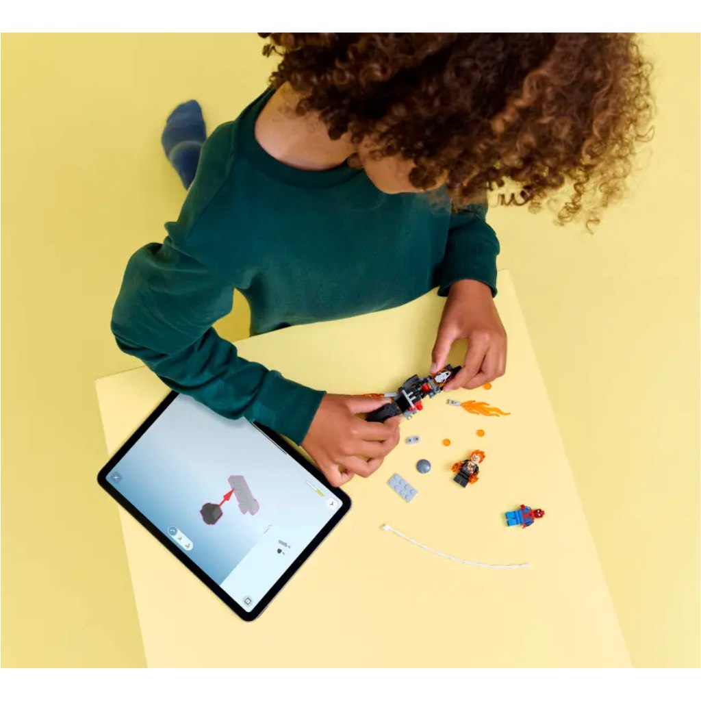 LEGO® Marvel: Spider-Man gegen den Ghost Rider auf dem Motorrad (76335) kép 5