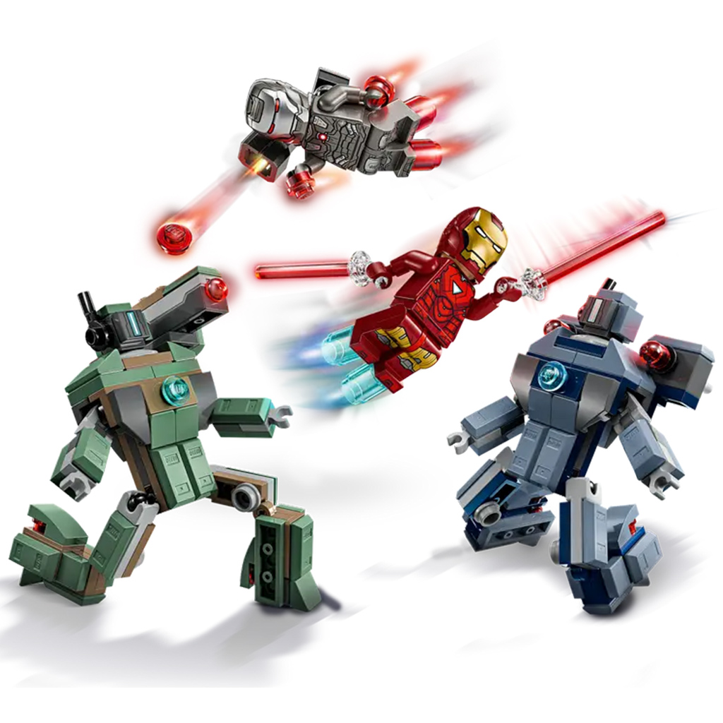 LEGO® Marvel: Iron Man und War Machine gegen Hammer-Drohnen (76320) kép 3