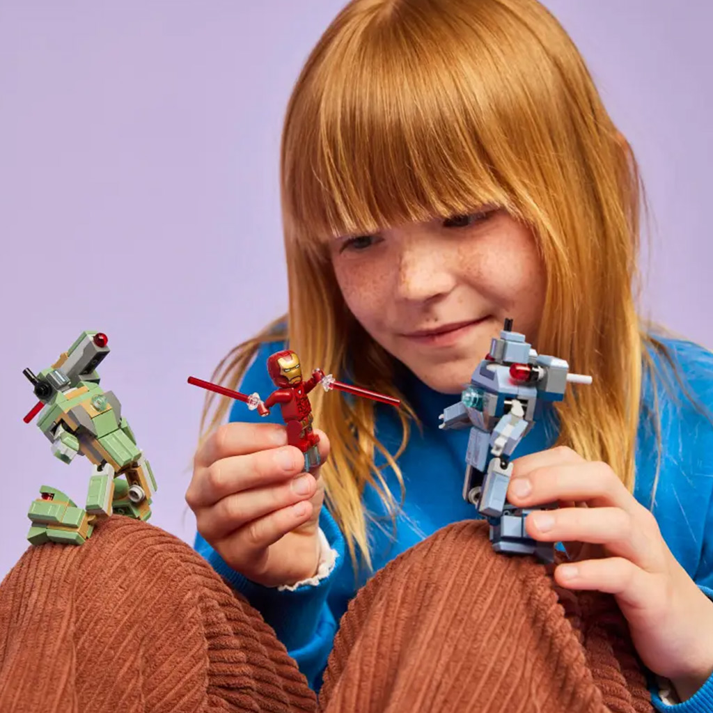 LEGO® Marvel: Iron Man und War Machine gegen Hammer-Drohnen (76320) kép 5