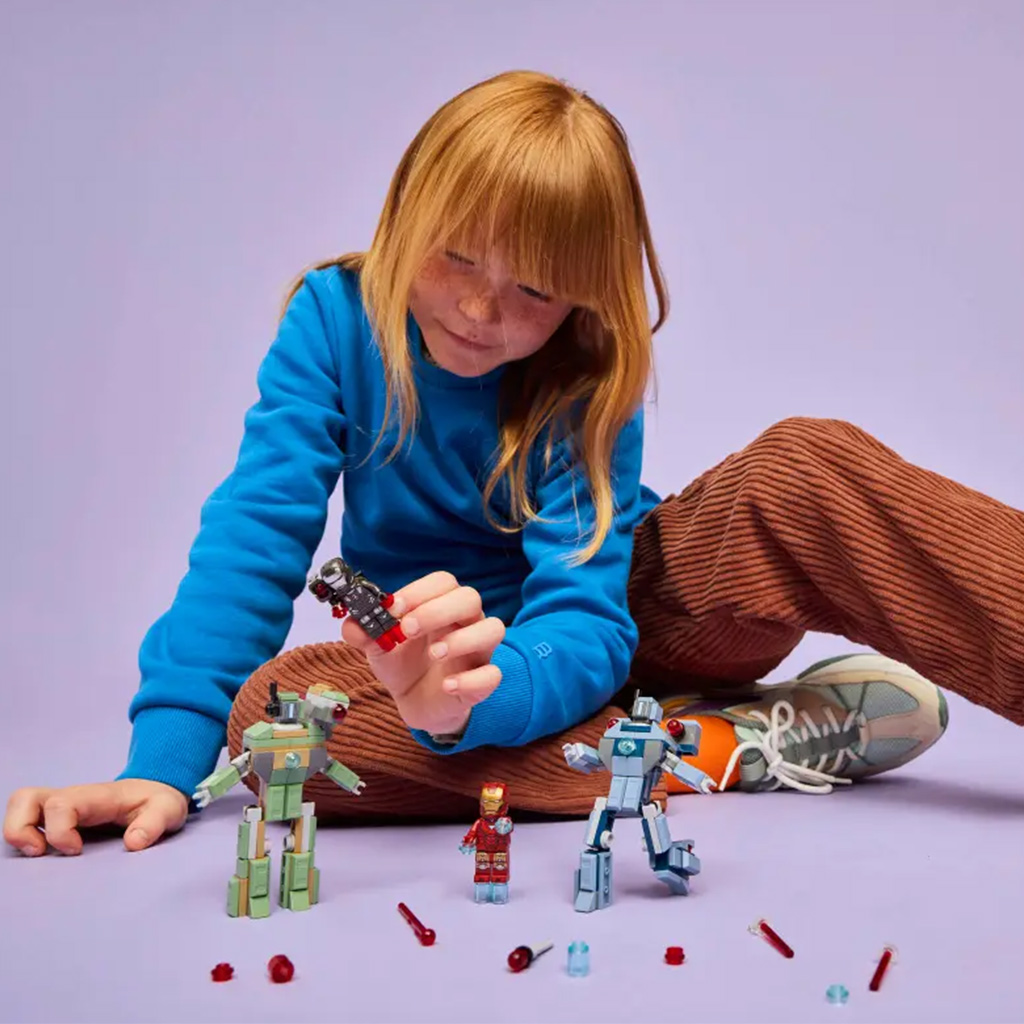 LEGO® Marvel: Iron Man und War Machine gegen Hammer-Drohnen (76320) kép 6