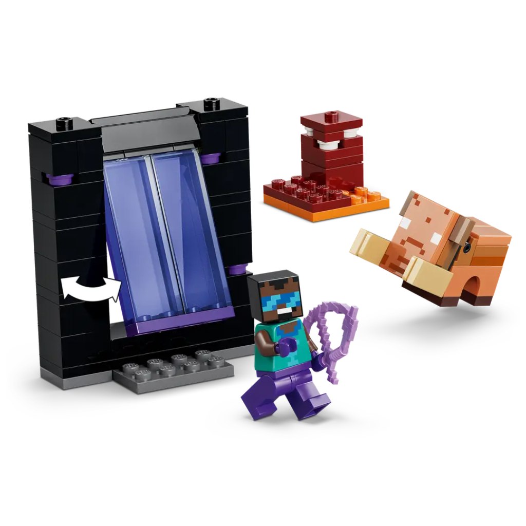 LEGO® Minecraft: Reise zum Nether-Portal und zum Endportal (21584) kép 3