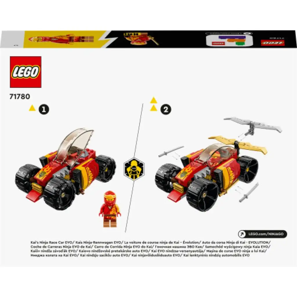 LEGO® Ninjago: Kais EVO Ninja-Rennauto (71780) kép 2