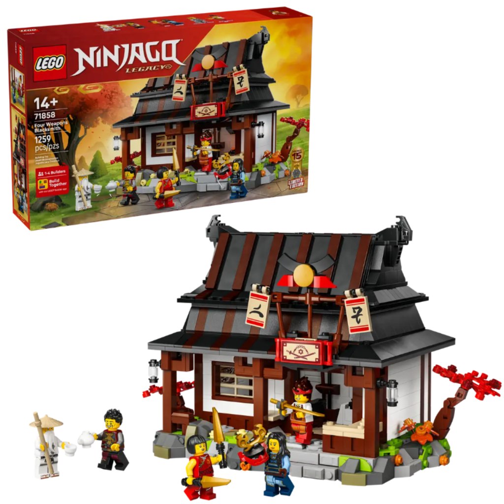 LEGO® Ninjago: Négy Fegyver Kovácsműhely, 15. évforduló (71858) kép 1