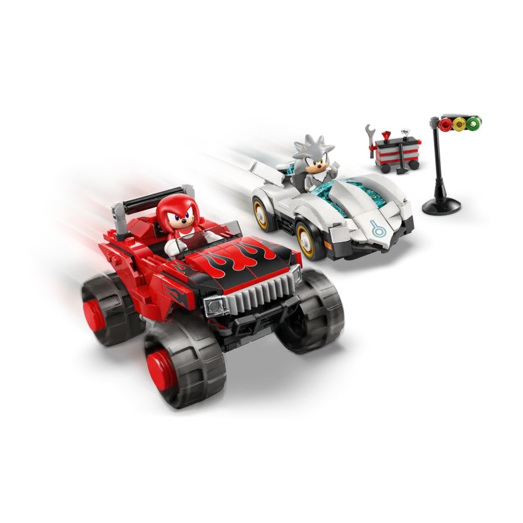 LEGO® Sonic the Hedgehog™: Silvers Auto gegen Knuckles’ Monstertruck (77118) kép 3