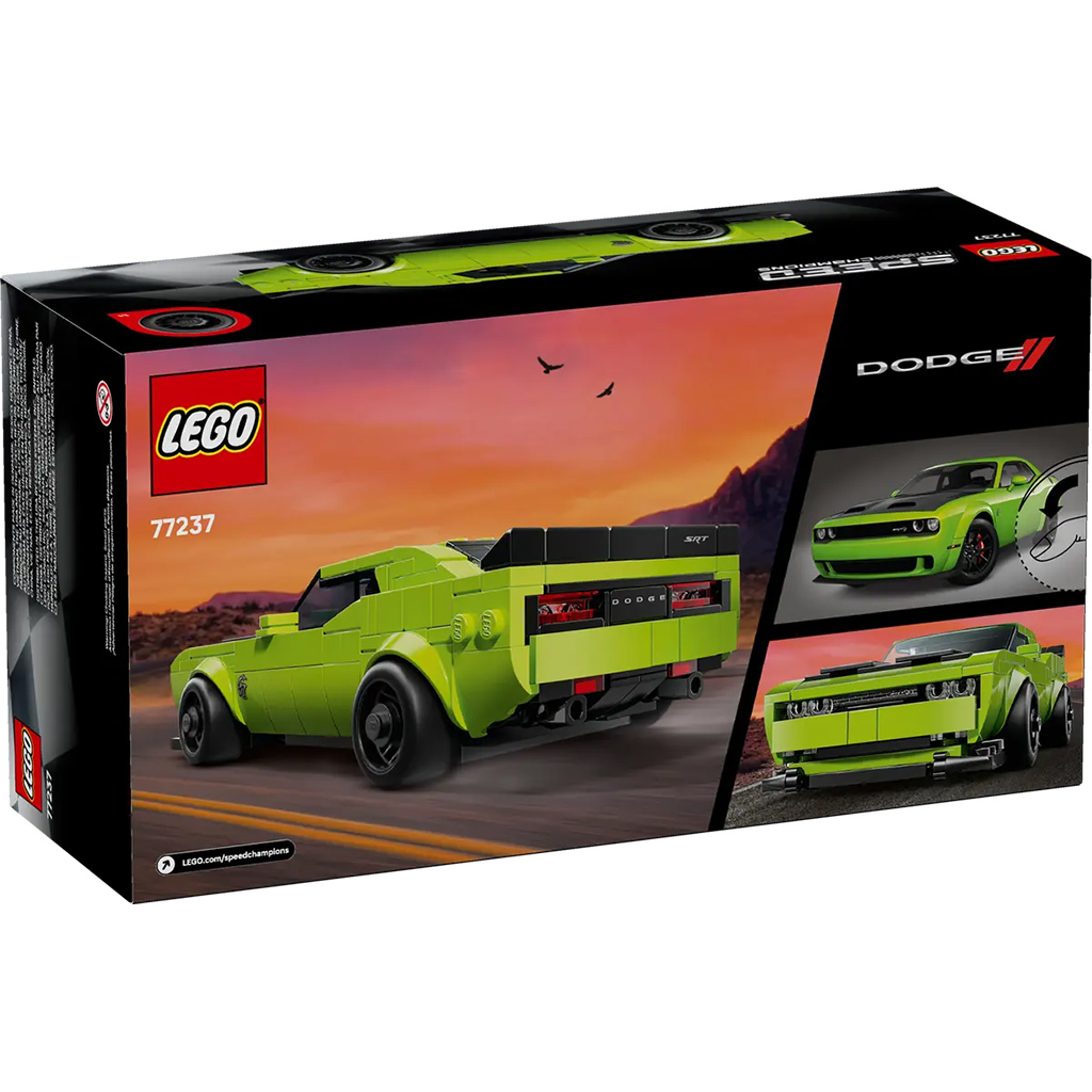 LEGO® Speed Champions: Dodge Challenger SRT Hellcat Sportwagen (77237) kép 7