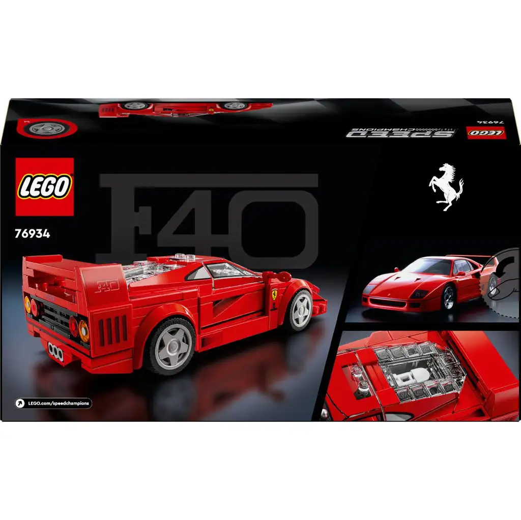 LEGO® Speed Champions: Ferrari F40 Sportwagen (76934) kép 2