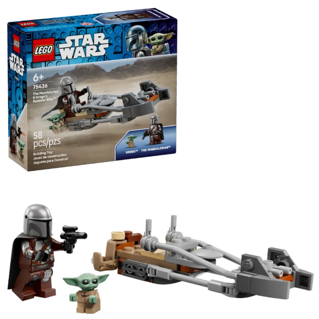 LEGO® Star Wars™: Das Speeder-Bike des Mandalorianers und Grogu (75436)