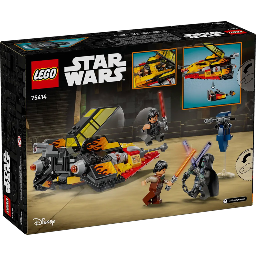 LEGO® Star Wars™: Force Burner Schneegleiter (75414) kép 6