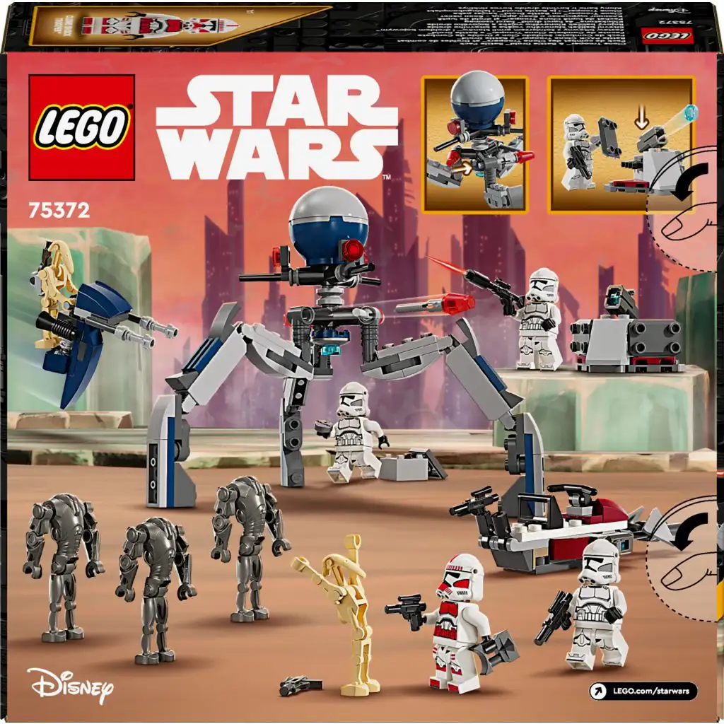 LEGO® Star Wars™: Klonkrieger™ und Kampfdroide™ Battle Pack (75372) kép 6