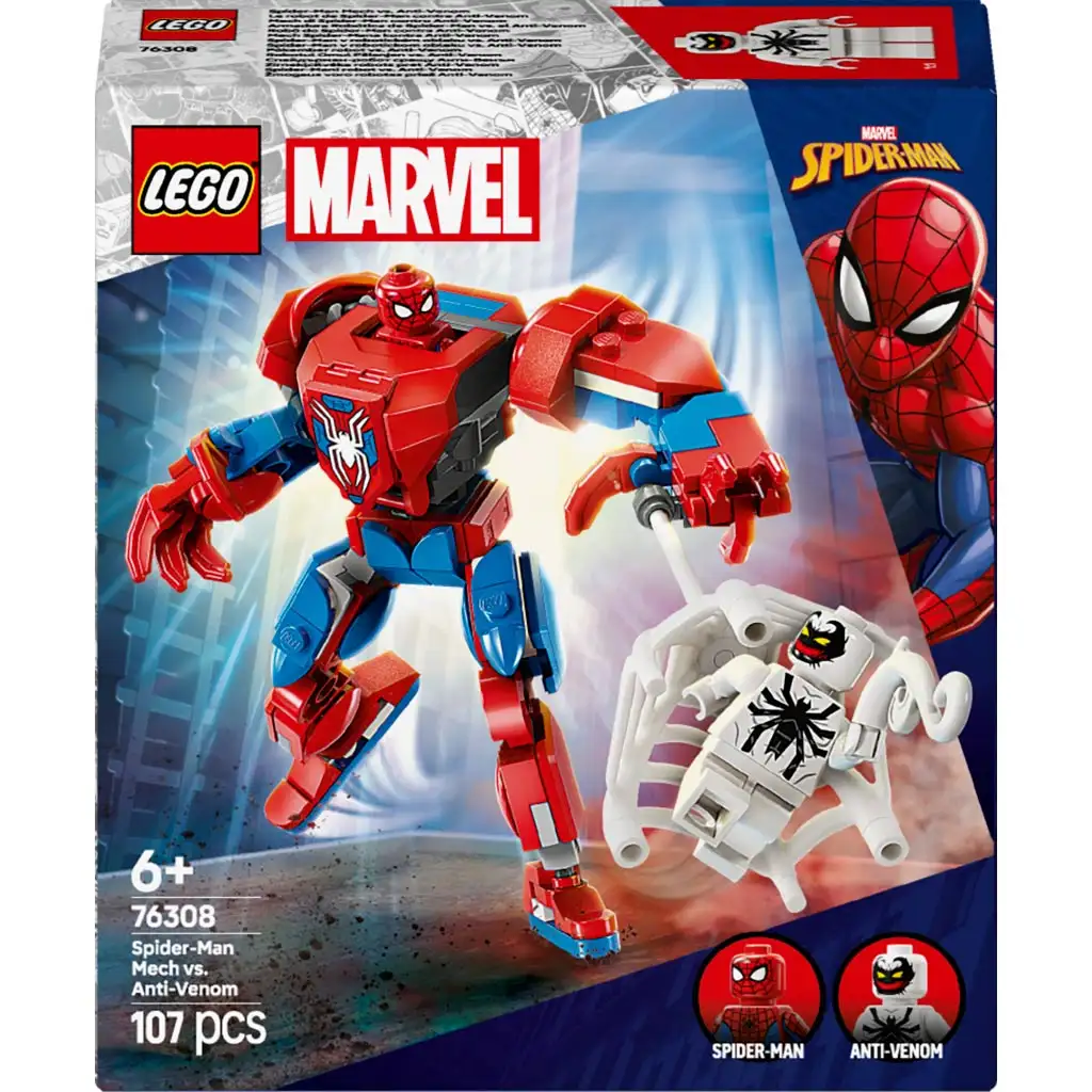 LEGO® Super Heroes: Marvel - Pókember robot vs. Anti-Venom (76308) kép 1