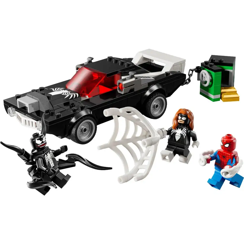 LEGO® Super Heroes: Marvel - Spider-Man vs. Venom Sportwagen (76309) kép 2