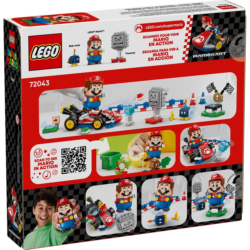 LEGO® Super Mario™: Interaktív LEGO® Mario™ és Standard Kart (72043) kép 8
