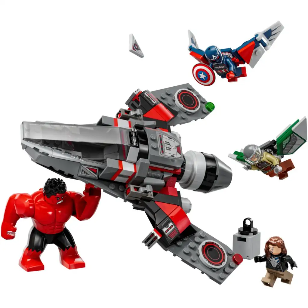 LEGO® Marvel: Captain America vs. Red Hulk Kampf (76292) kép 5