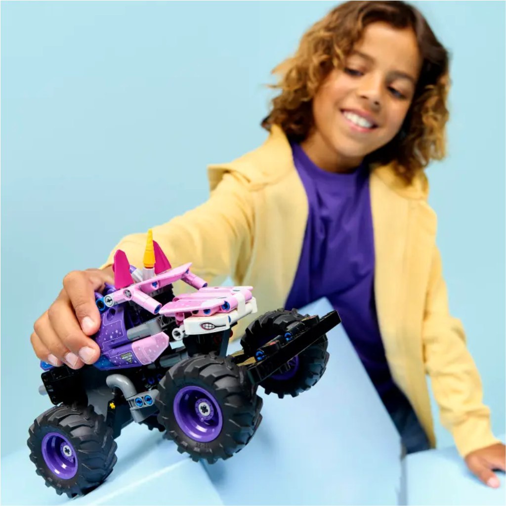 LEGO® Technic: Monster Jam™ Sparkle Smash™ – Rückziehauto (42220) kép 4