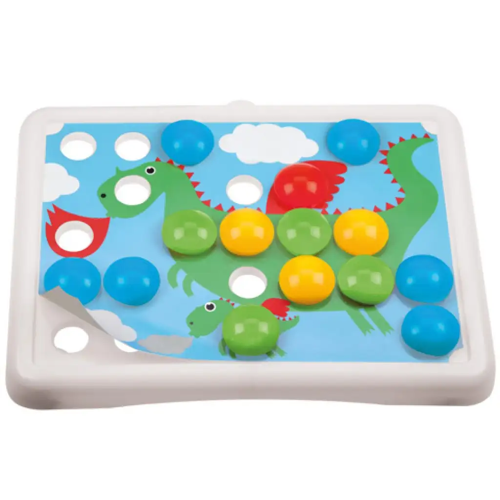 LENA: Mosaik Mein erstes Steckmosaik-Set mit 7 Mustern 32mm 36-teilig kép 3