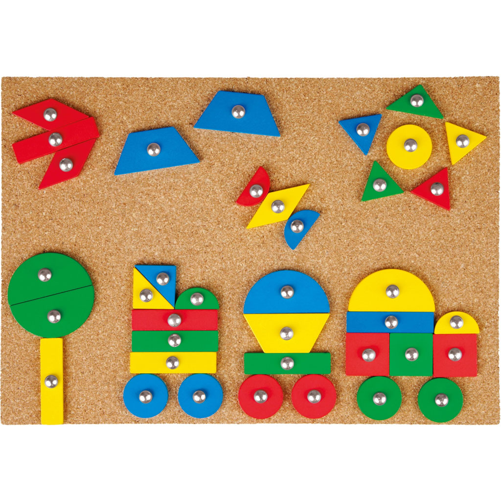 LENA: Hammer-Spielset zur Förderung von Fähigkeiten mit Korkplatte kép 3