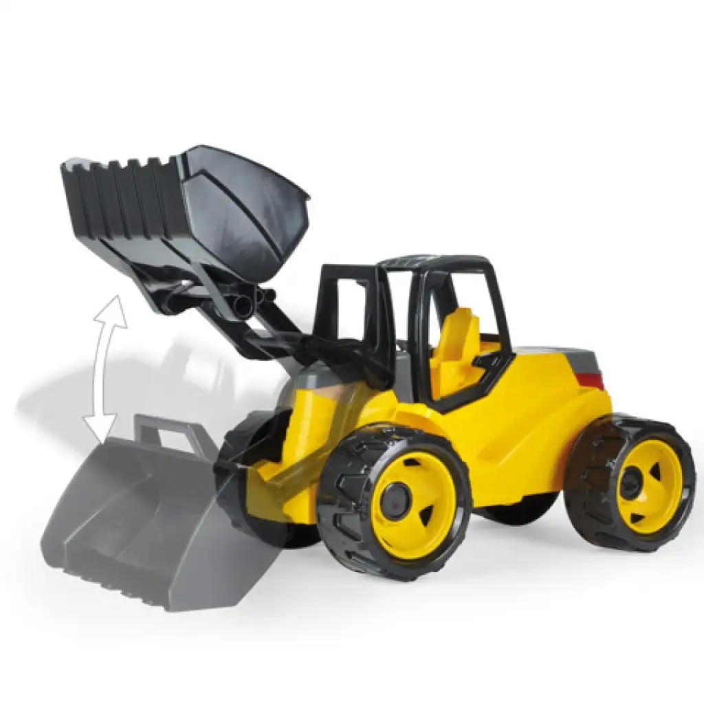 LENA: Riesige Erdbewegungsmaschine gelb/schwarz 67cm kép 4