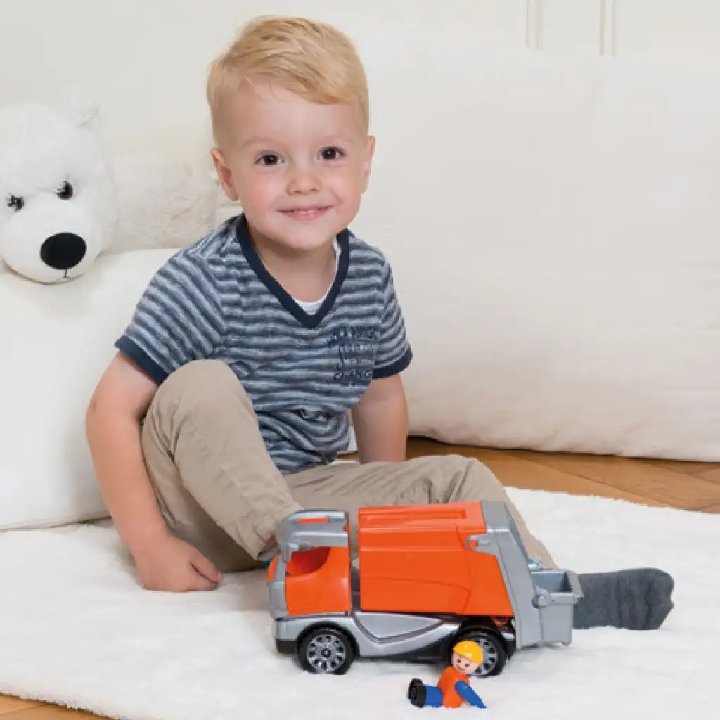 LENA: Truckies Müllwagen-Figur mit 22cm kép 4