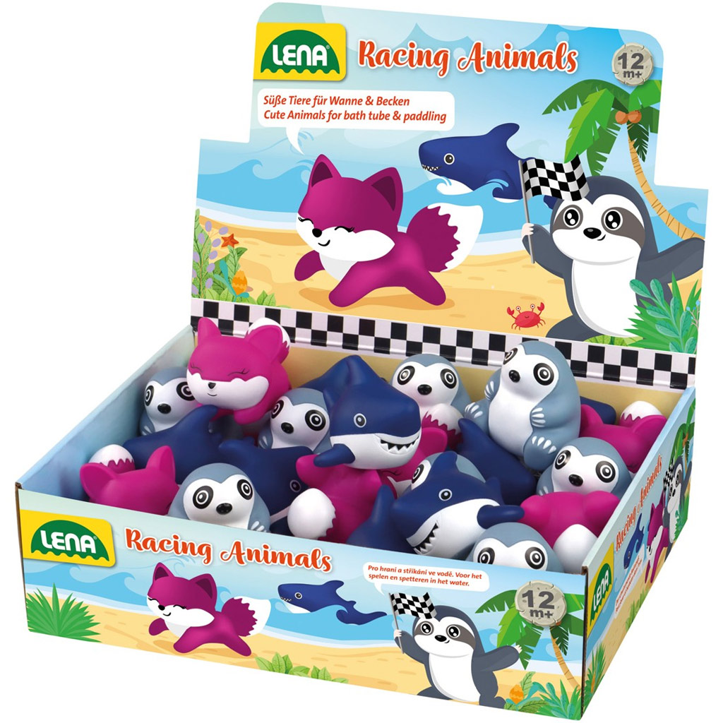 LENA: Badespielzeug „Glückliche Tiere“, verschiedene Ausführungen, 1 Stück