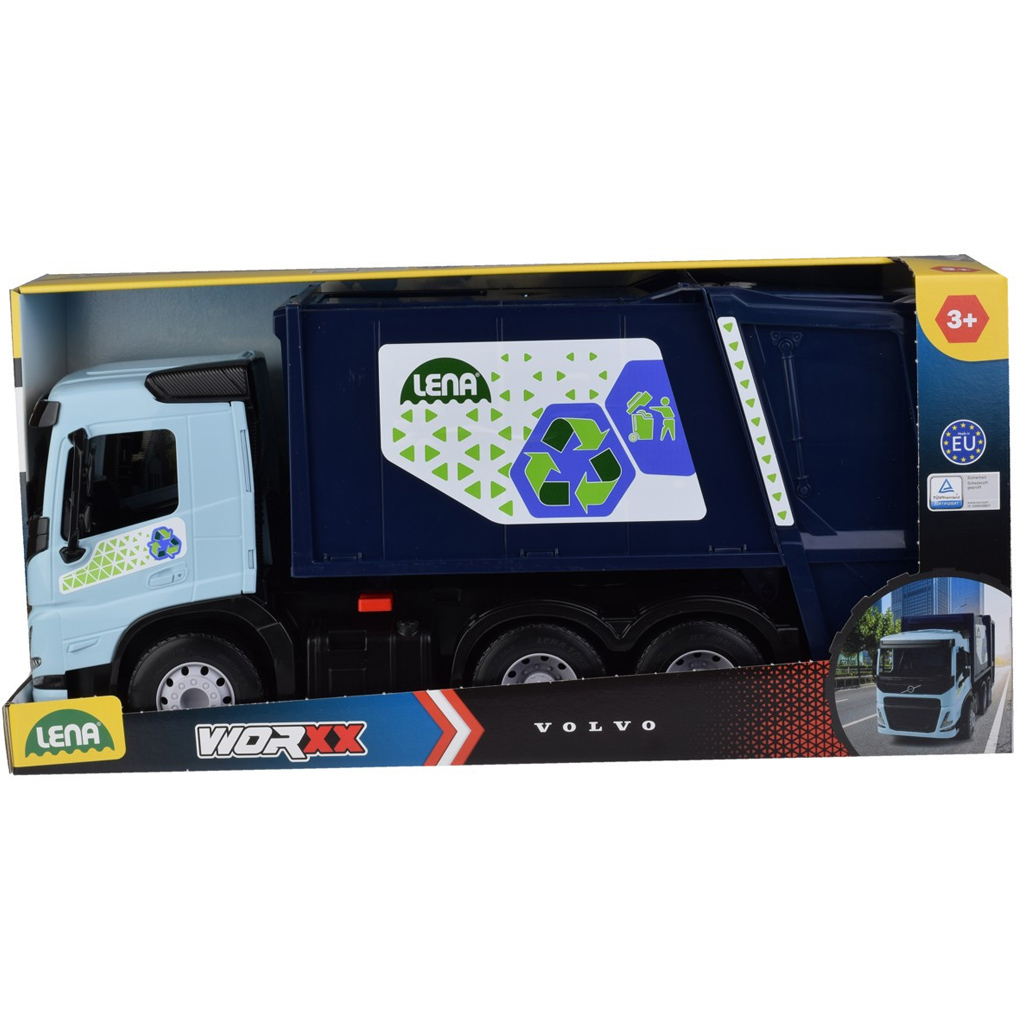 LENA: Worxx Volvo FMX Müllwagen, im Karton, 54 cm