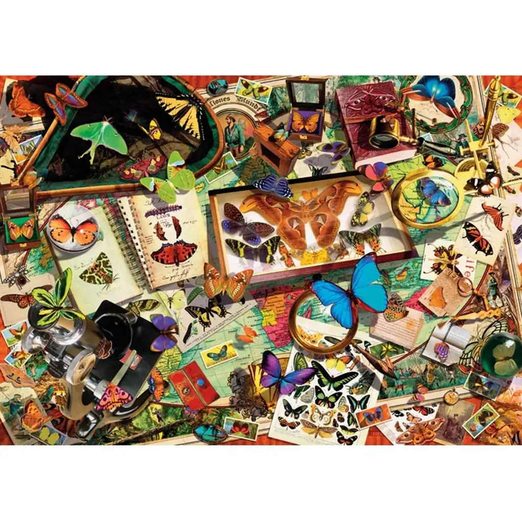 Der Schmetterlingssammler 500-teiliges HQC Kompaktpuzzle - Clementoni kép 2