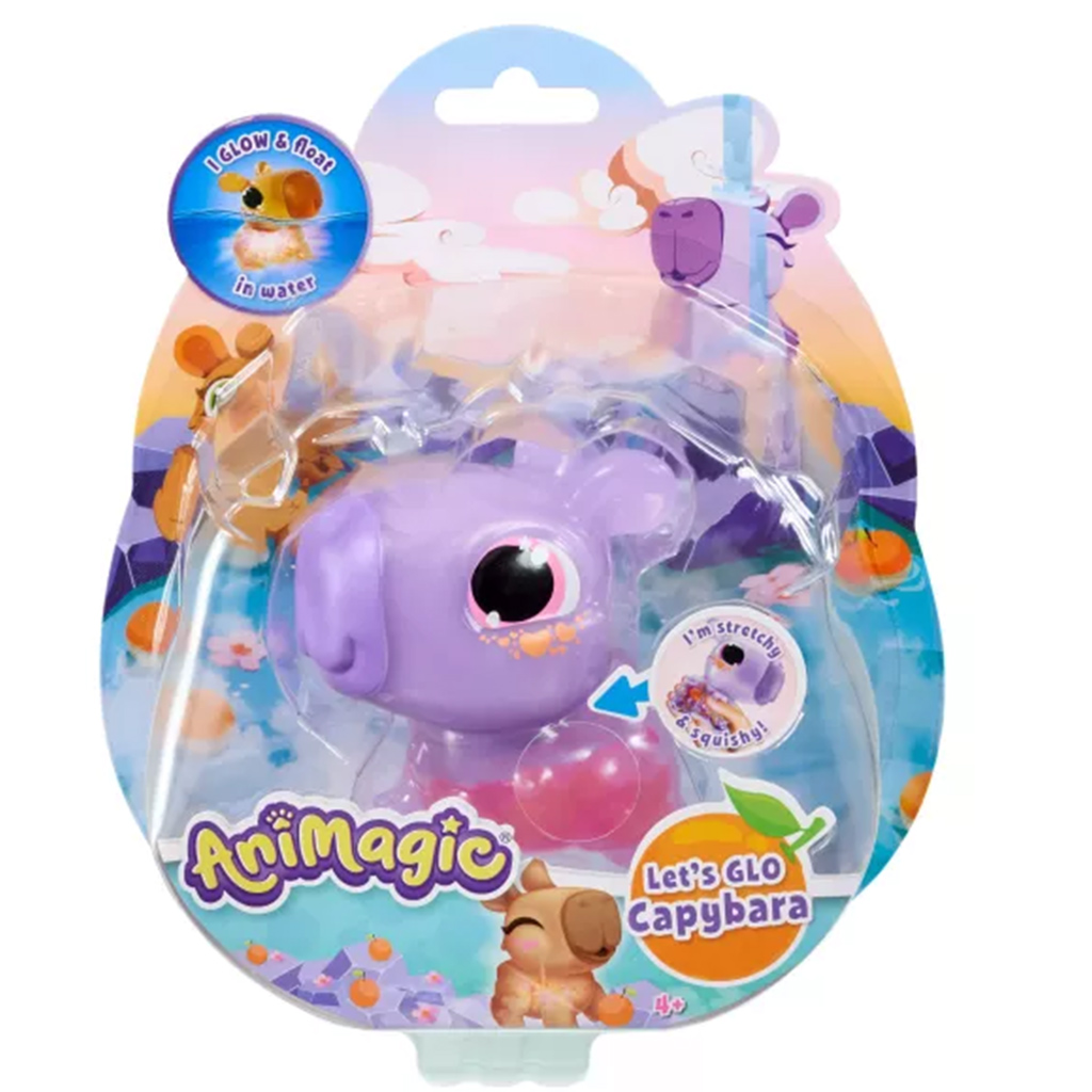 Lets Glo Capybara – leuchtender Wasserkumpel, in verschiedenen Ausführungen, 1 Stück kép 2