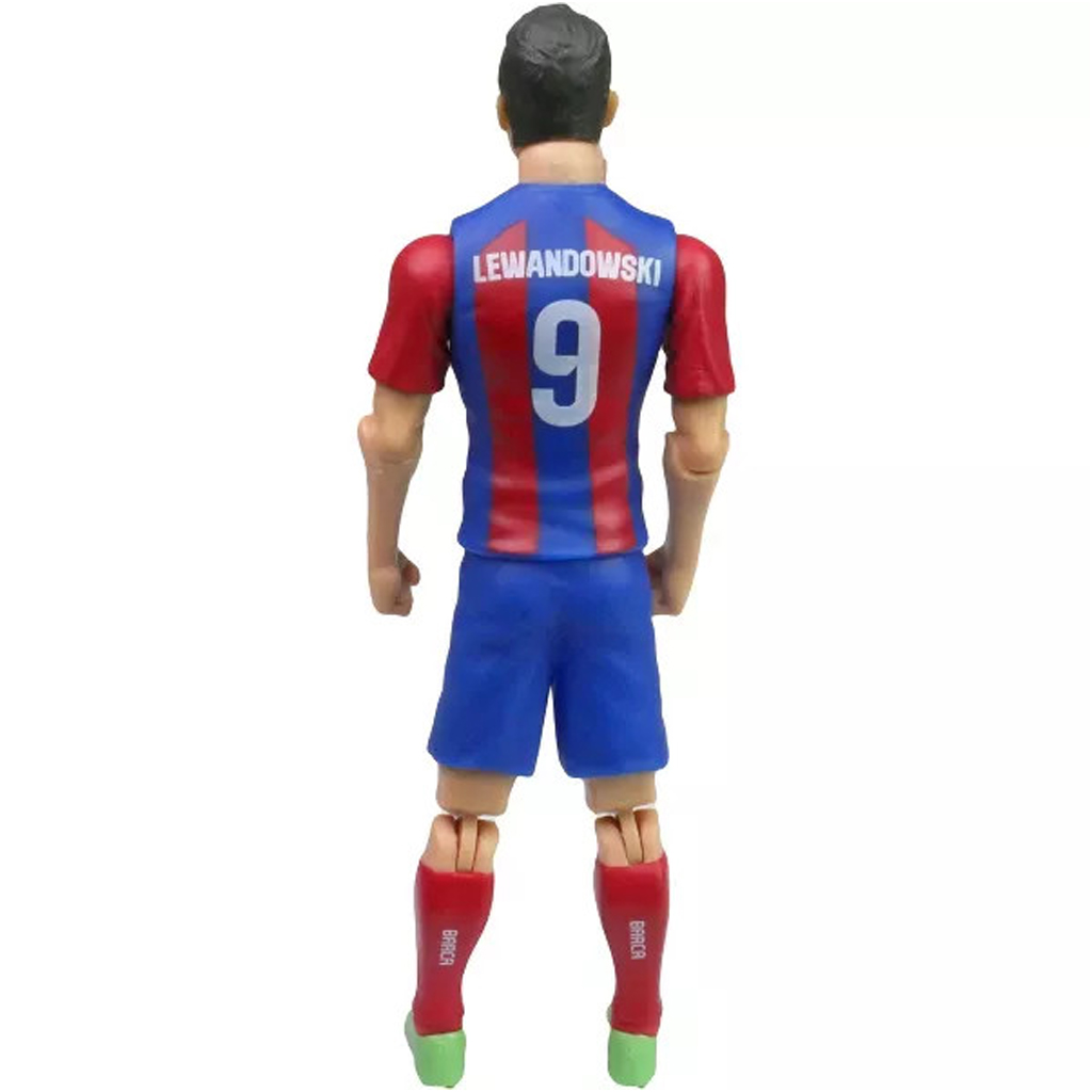 Fußball-Actionfigur, 20 cm – FC Barcelona, im Lewandowski-Trikot mit der Nummer 9 kép 3