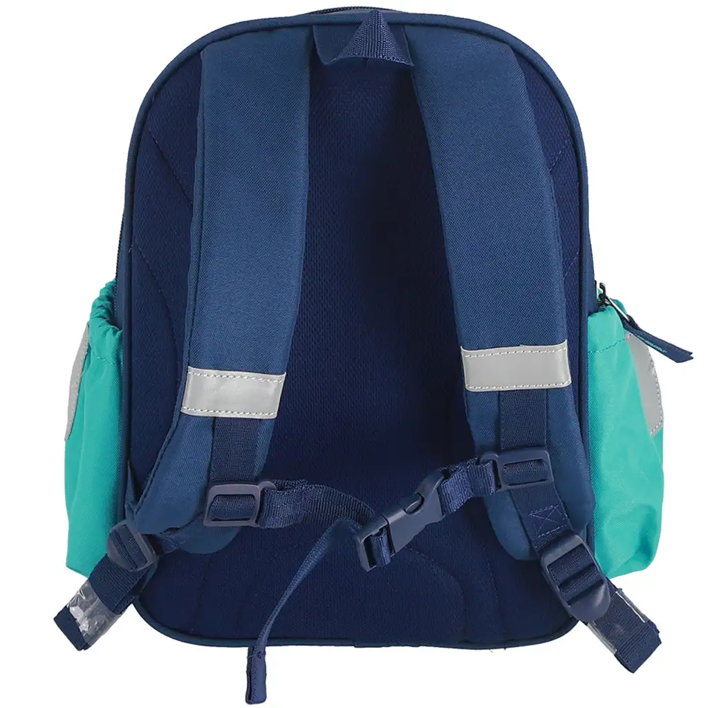 Spirit: Löwenmuster blauer abgerundeter Schulranzen, Rucksack 24x13x31cm kép 2