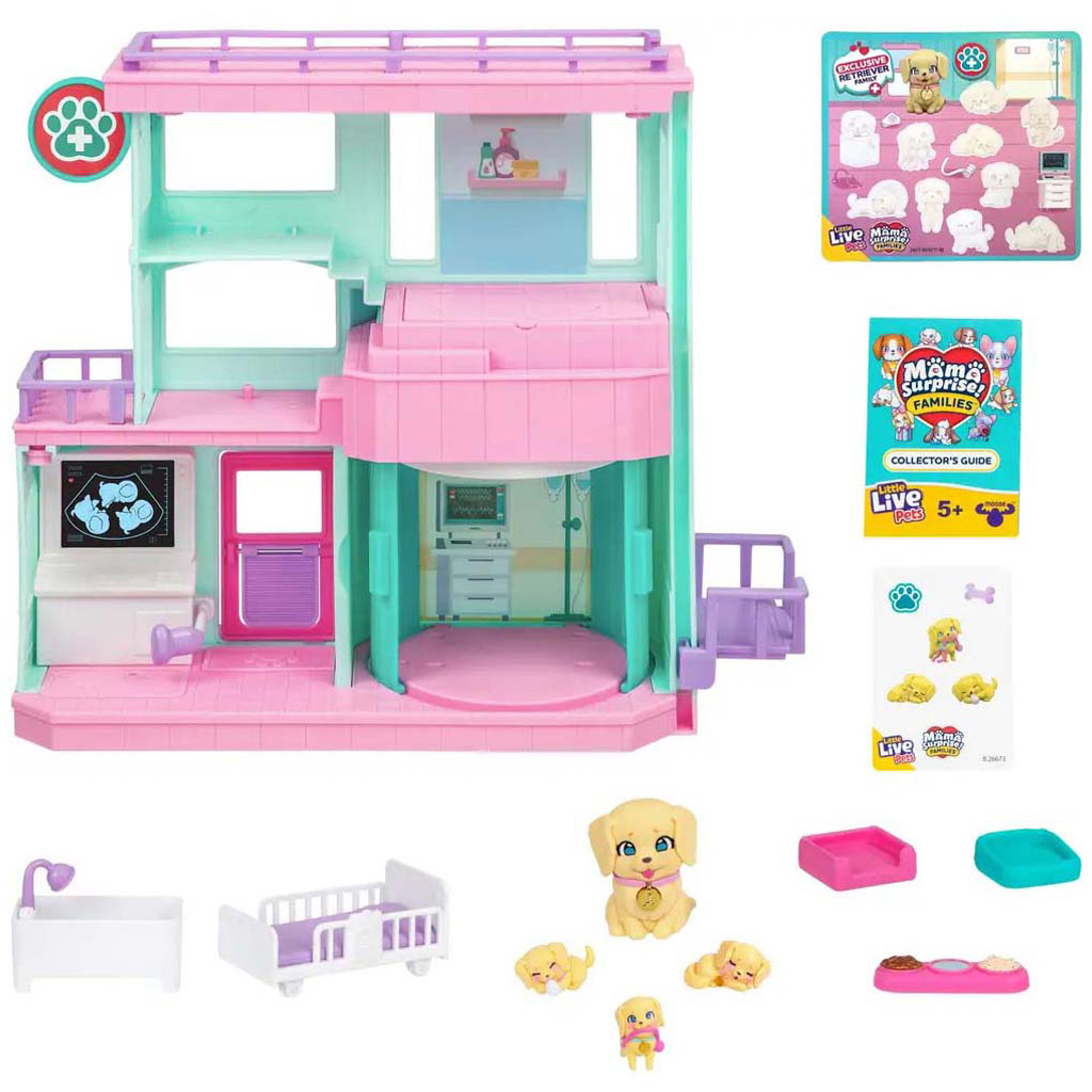 Little Live Pets: Mama Surprise - Klinik-Spielset kép 2