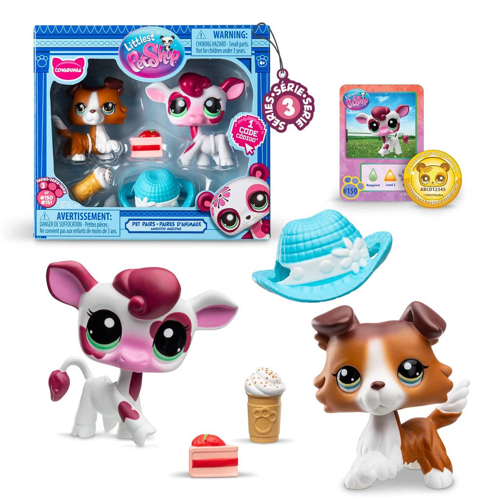 Littlest Pet Shop: Oktopus und Meeresschnecke Doppel-Figuren-Set kép 2