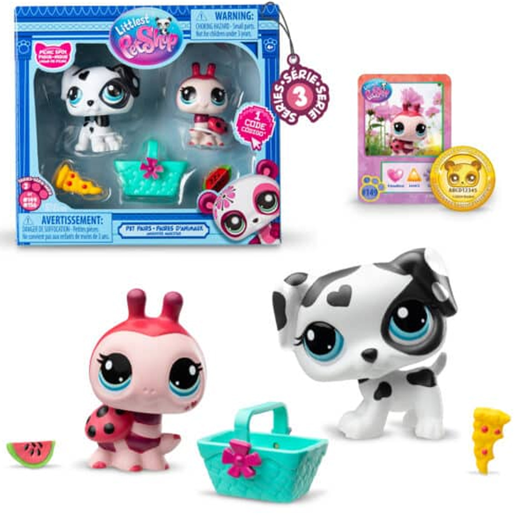 Littlest Pet Shop: Oktopus und Meeresschnecke Doppel-Figuren-Set kép 3