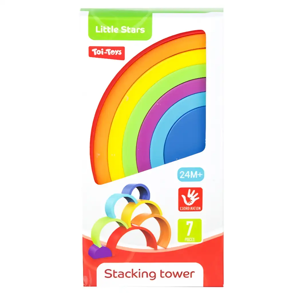 Little Stars: Regenbogen Stapelspiel kép 2