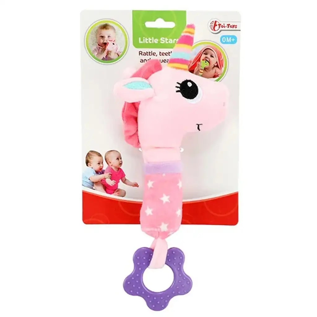 Little Stars: Einhorn Plüsch Beißring kép 2