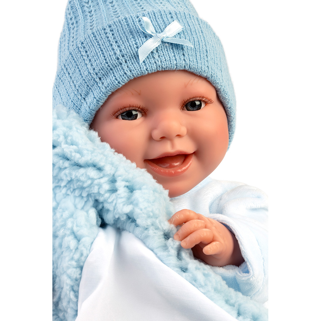 Llorens: Liam, 38 cm große weinende Baby-Puppe mit Schlafsack kép 3