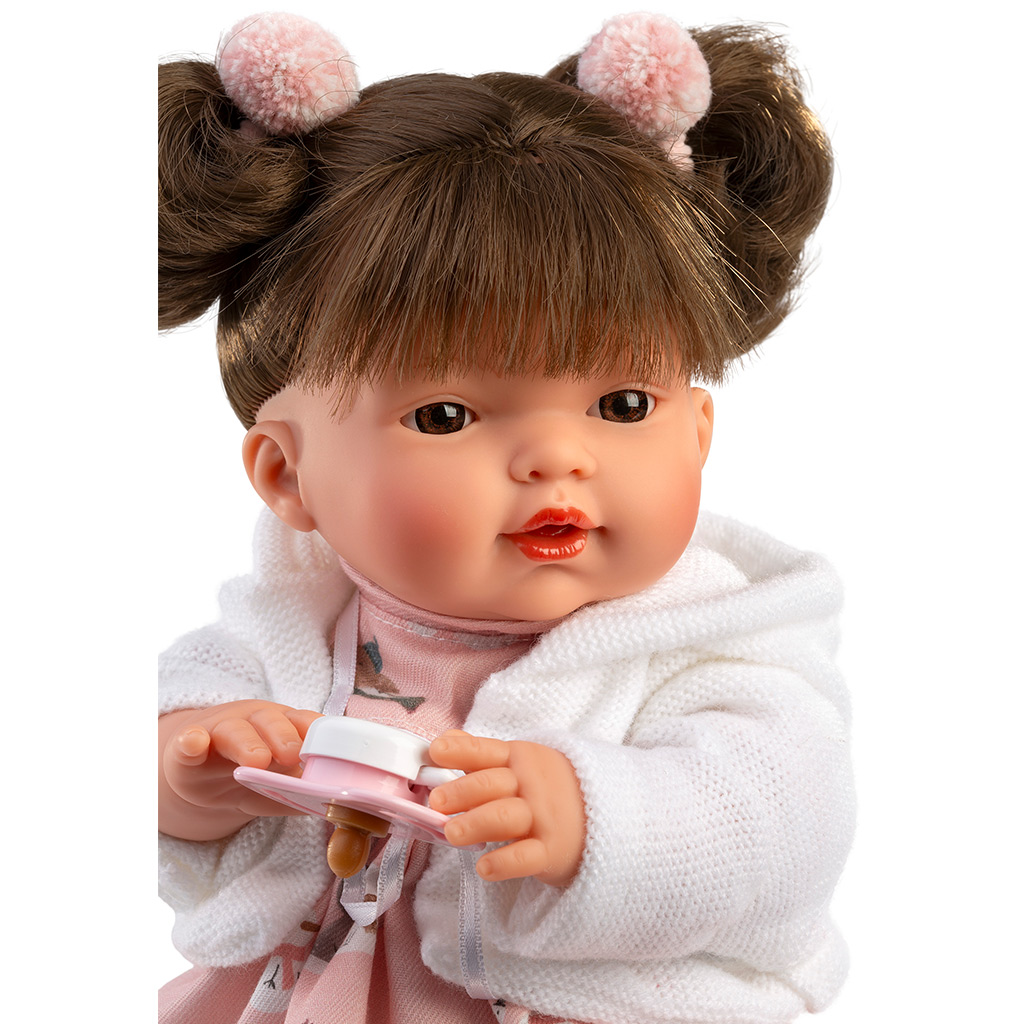 Llorens: Vera, 33 cm große Puppe im Hasenkostüm mit Schnuller. kép 3