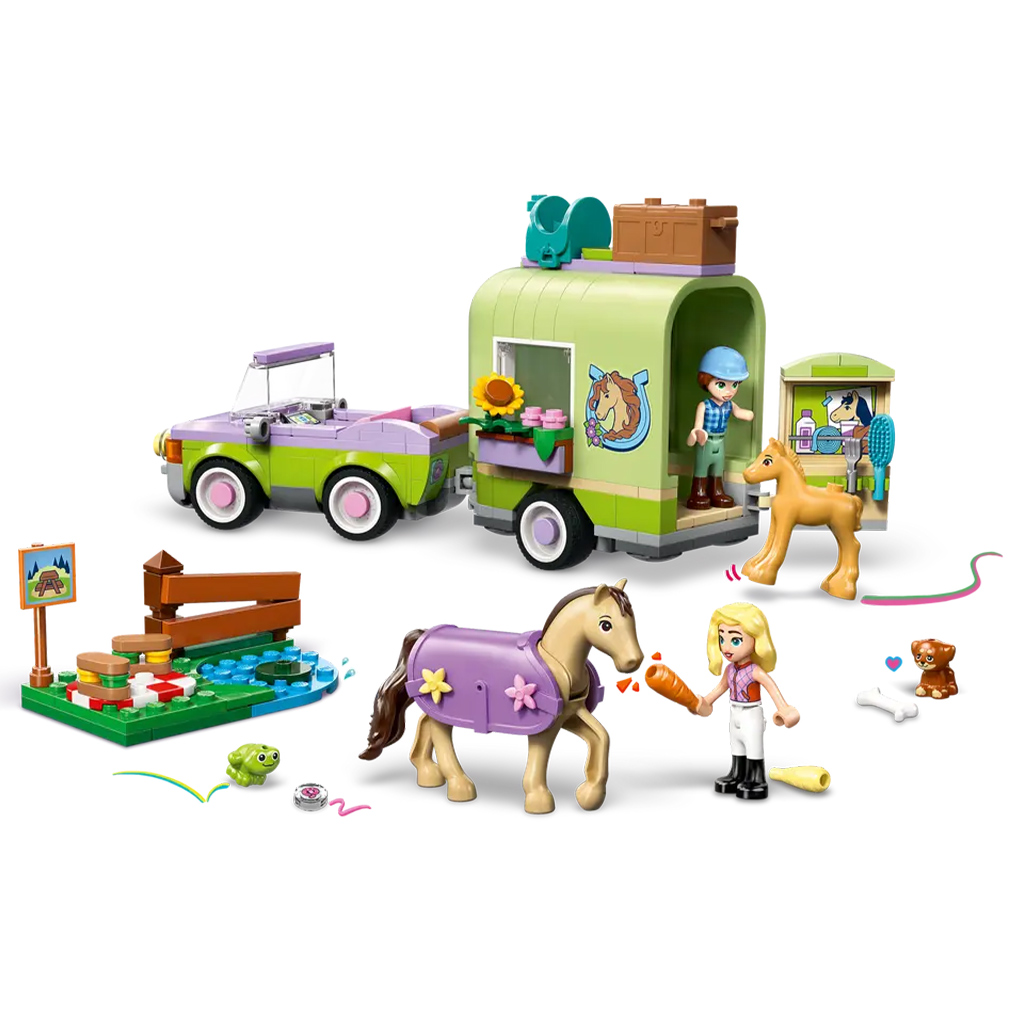 LEGO® Friends: Pferde- und Fohlenanhänger (42695) kép 3